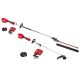 Milwaukee M18 FUEL 18V 24 in. Brushless Cordless Battery Extended Pole Articulating Hedge Trimmer Kit w/ M18 FUEL String Trimmer