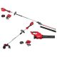Milwaukee M18 FUEL 18V 24 in. Brushless Cordless Extended Pole Articulating Hedge Trimmer Kit w Brushless String Trimmer & Blower