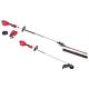 Milwaukee M18 FUEL 18V 24 in. Brushless Cordless Extended Pole Articulating Hedge Trimmer Kit w M18 Straight Shaft String Trimmer