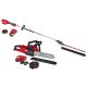 Milwaukee M18 FUEL 18V 24 in. Brushless Cordless Extended Pole Articulating Hedge Trimmer Kit w M18 FUEL 16 in. Chainsaw Kit