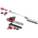Milwaukee M18 FUEL 18V 24 in. Brushless Cordless Extended Pole Articulating Hedge Trimmer Kit w M18 FUEL Dual Battery Chansaw Kit