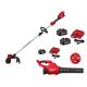 Milwaukee M18 Brushless 18V 16 in Cordless Battery String Trimmer Kit w/ M18 Blower, . 080 in Trimmer Line, M18 6.0 Ah Starter Kit
