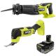 RYOBI ONE+ HP 18V Brushless Cordless Multi-Tool & Reciprocating Saw Kit w/ ONE+ 18V 4 Ah Lithium-Ion HIGH PERFORMANCE Battery