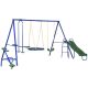 maocao hoom Outdoor 5 in 1 Heavy-Duty A-Frame Stand Swing Set for Kids