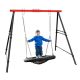 maocao hoom Metal Swing Stand Swing Sets for Backyard with Extra Side Bars, 880 lbs. Heavy-Duty A-Frame Outdoor Swing