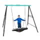 maocao hoom Metal Swing Stand Swing Sets for Backyard with Extra Side Bars, 880 lbs. Heavy-Duty A-Frame Outdoor Swing