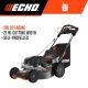 ECHO 21 in. 190 cc Briggs and Stratton Gas 3-in-1 Dual Blade RWD Self-Propelled Lawn Mower with Single Lever Deck Adjustment