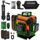 MYWISH 150 ft. Green Beam 360¬∞ Cross-Line Laser Level with Pulse Mode, Tripod and 2-Rechargeable Batteries