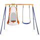 Steel Frame Outdoor Playset with 32
