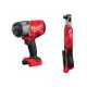 Milwaukee M18 FUEL 18V Lithium-Ion Brushless Cordless 1/2 in. Impact Wrench with Friction Ring with 1/2 in. Cordless Ratchet