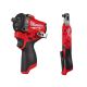 Milwaukee M12 FUEL 12V Lithium-Ion Brushless Cordless Stubby 1/2 in. Impact Wrench & M12 12V Lithium-Ion 3/8 in. Cordless Ratchet