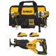 DEWALT 20-Volt MAX Lithium-Ion Cordless 2-Tool Combo Kit and Brushless Recip Saw with (2) 4.0 Ah Batteries, Charger and Kit Bag