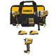 DEWALT 20-Volt MAX Lithium-Ion Cordless 2-Tool Combo Kit & Brushless 1/2 in. Impact Wrench w/ (2) 4 Ah Batteries, Charger & Bag