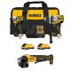 DEWALT 20-Volt MAX Lithium-Ion Cordless 2-Tool Combo Kit and 4.5 in. Small Angle Grinder w/ (2) 4.0 Ah Batteries Charger & Bag