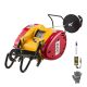 SKYSHALO 2-in-1 Electric Hoist Winch, 1500-Watt Portable Winch, 660 lbs. Capacity, 98.4 ft. Lift Height, Wired/Wireless Control
