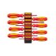 TEKTON Phillips, Slotted, Square Insulated Screwdriver Set with Modular Organizers, 8-Piece (1-2, 3.5-6.5 mm, 1-2)