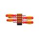 TEKTON Phillips, Slotted, Square Insulated Screwdriver Set with Modular Organizers, 4-Piece (2, 5.5-6.5 mm, 2)