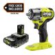 RYOBI ONE+ HP 18V Brushless Cordless Compact 3/8 in. Impact Wrench with FREE 2.0 Ah HIGH PERFORMANCE Battery