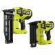 RYOBI ONE+ HP 18V Brushless Cordless 16-Gauge Straight Finish Nailer (Tool Only) with ONE+ HP 18V 18GA AirStrike Brad Nailer