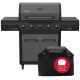 Nexgrill Gourmet Pro 5 Burner in Graphite 720-1117A with PVC Cover 700-0110 Bundle