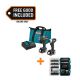 Makita 18V LXT Sub-Compact Brushless Cordless 2-pc Combo Kit 1. 5Ah with IMPACT XPS Impact Rated Drill Bit Set (60-Piece)