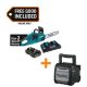 Makita LXT 14 in. 18V X2 (36V) Lithium-Ion Brushless Battery Chainsaw Kit (5. 0Ah) with 18V LXT /12V max CXT Job Site Speaker