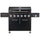 KENMORE 6-Burner Propane Gas Grill with Side Burner, 73,000 BTU Total Cooking Power, 819 Sq. In. Cooking Space, Black