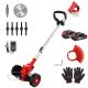 Blisstyle Light Weight and Portable 8 in. 3-Position Walk Behind Push Reel Lawn Mower