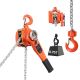 VEVOR Manual Lever Chain Hoist, Heavy Duty Come Along, 20 ft. Lift G80 Steel With Dual Pawl Brake, Hooks, 1650 lbs. Capacity