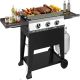 Maison Backyards 3-Burner Propane Gas Grill in Black with Cover