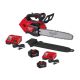 Milwaukee M18 FUEL 14 in. 18V Lithium-Ion Brushless Cordless Battery Top Handle Chainsaw Kit w/ M18 FORGE XC8. 0 Starter Kit