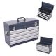 Indomitus 4-Drawer Heavy Duty Metal Tool ChestÔºà21in W Ôºâ-Portable Organizer with EVA Liners, Ball Bearing Slides and Locking Design