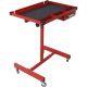 Damodpoy Heavy Duty 20 in. W 29 in. D 1 Tray+1 Drawer Red Adjustale Height Mobile Workbench Cabinet with Metal Top
