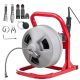SKYSHALO Sewer Snake Auger w/ 228RPM Electric Drill, 50 ft. x 5/16 in. Drain Cleaner Machine, For 2 in. -4 in. Pipes, 2025 update