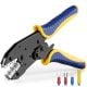Ratcheting Wire Crimping Tool for Insulated Electrical Connectors, AWG 22-10 Wire Terminals