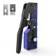 Hand Tool Type Crimper with Adjustable Presser Bar, Replaceable Blades for RJ45 RJ11 RJ12 CAT5 CAT6 CAT7 1 Pack