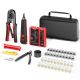 Network Crimping Tool Kit with RJ45 Tester Punch Down Tool Wire Stripper for Ethernet Cable 1 Kit