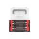 TEKTON 3/8 in. Drive Long Ball End Hex Bit Socket Set with Mini Stacking Tool Box, 8-Piece (1/8-3/8 in. )