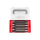 TEKTON 3/8 in. Drive Long Triple Square Bit Socket Set with Mini Stacking Tool Box, 8-Piece (M4-M12)