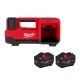 Milwaukee M18 18-Volt Lithium-Ion Cordless Electric Portable Inflator with (2) 12.0 Ah FORGE Batteries