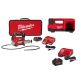 Milwaukee M18 18V Lithium-Ion Cordless Grease Gun 2-Speed with (1) 1. 5Ah Batteries, M18 Inflator, & 8.0 Ah Starter Kit