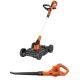 BLACK+DECKER 20V MAX Cordless Battery Powered 3-in-1 String Trimmer,Edger and Mower Kit and Blower w/(2) 2Ah and (1) 1. 5Ah Batteries