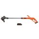 BLACK+DECKER 20V MAX Cordless Battery Powered 2-In-1 String Trimmer and Lawn Edger Kit with (2) 1.5 Ah Battery and Charger