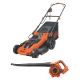 BLACK+DECKER 40V MAX 20 in. Battery Powered Walk Behind Push Lawn Mower and Leaf Blower & Vacuum Kit with (2) 2Ah & 1. 5Ah Batteries