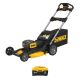 DEWALT 2x20V MAX 21 in. Cordless Battery Powered Push Lawn Mower Kit with (3) 10 Ah Batteries and Chargers