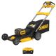DEWALT 2 x 20V MAX 21 in. Cordless Battery Powered Self Propelled Lawn Mower Kit with (3) 10 Ah Batteries and Chargers