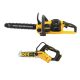DEWALT FLEXVOLT 60V MAX 16 in.Brushless Cordless Battery Powered Chainsaw and 8 in. Pruning Chainsaw w/2 Ah Battery and Charger