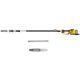 DEWALT FLEXVOLT 60V MAX 10 in. Cordless Battery Powered Telescoping Pole Saw w/ 3Ah Battery, Charger, Replacement Chain and Bar