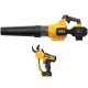 DEWALT FLEXVOLT 60V MAX 125 MPH 600 CFM Brushless Cordless Battery Powered Blower and 20V MAX Pruner w/ 3 Ah Battery & Charger