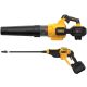 DEWALT FLEXVOLT 60V MAX 125 MPH 600 CFM Brushless Cordless Battery Powered Blower, 20V Power Cleaner w/ 3Ah Battery, Charger